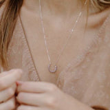 Adorn 512 Sterling Silver Sunburst 20" Necklace