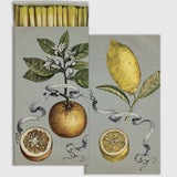 HomArt Botanical Lemon & Orange Citrus Large Matchbox