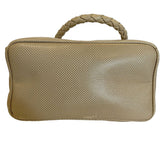 *Bottega Veneta Vintage Embossed Leather Mini Dome Braided Handle Bag