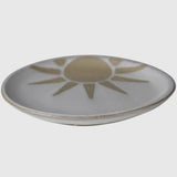 HomArt Sun Icon Glazed Ceramic Round Dish Tray
