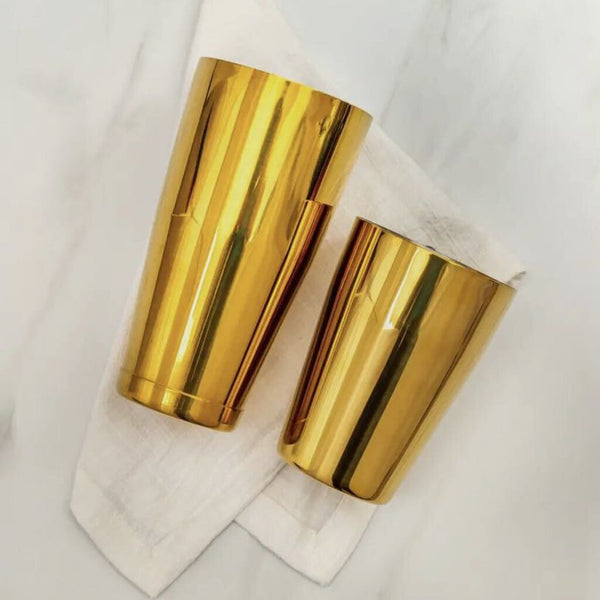 A Bar Above Gold Boston Cocktail Shaker