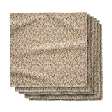 Geometry Fall Blossom Dinner Napkins, Set of 6