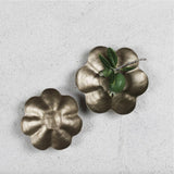 HomArt Fleur Brass Small Bowl Dish Tray