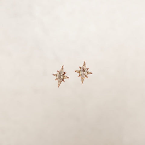 Katie Waltman Starlight CZ Drop 14K Gold Plate Huggie Hoop Earrings