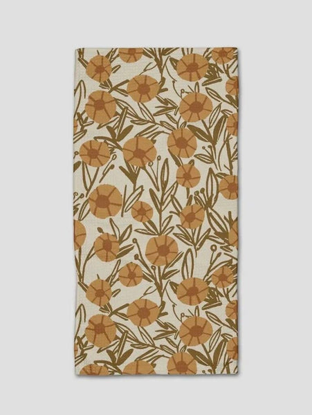 Geometry Sunflower Fields Bar Towel