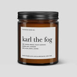 Footnotes Karl the Fog Fern & Coastal Air Candle in Apothecary Jar, 8 oz