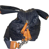 *MZ Wallace Small Sutton Deluxe Quilted Nylon Solid Dual Handle Crossbody Strap Tote Bag