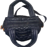 *MZ Wallace Small Sutton Deluxe Quilted Nylon Solid Dual Handle Crossbody Strap Tote Bag