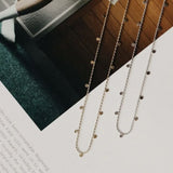 Adorn 512 14K Gold-Filled Floating Circles 15" Necklace w/2" Extension