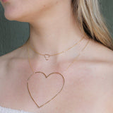 Collective Hearts Heart of Gold 14K Gold-Filled Necklace