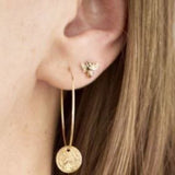 Katie Waltman Bronze Bee Stud Earrings