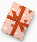 Dahlia Press Two Hearts Roll of Wrapping Paper Sheets, Set of 3