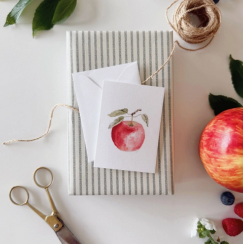 Emily Lex Apple Mini Notecard