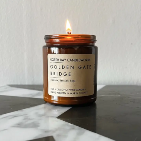 North Bay Candleworks Golden Gate Bridge Candle, 8 oz