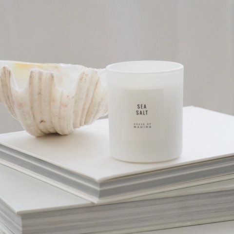 House of Mahina Sea Salt Classic Candle, 12 oz