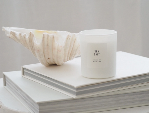 House of Mahina Sea Salt Classic Candle, 12 oz