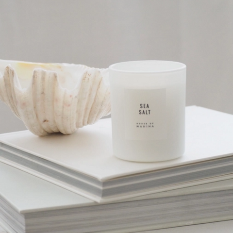 House of Mahina Sea Salt Petite Candle, 4 oz