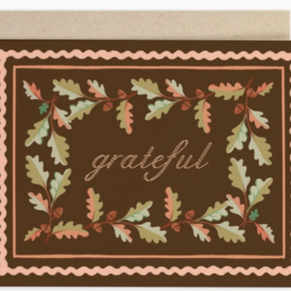 Amy Heitman Grateful Oak Frame