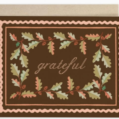 Amy Heitman Grateful Oak Frame
