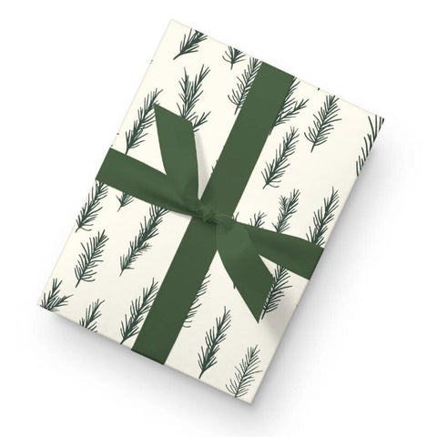 Dahlia Press Douglas Fir Roll of Wrapping Paper Sheets, Set of 3