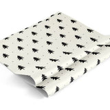 Dahlia Press Tree Silhouette Roll of Wrapping Paper Sheets, Set of 3