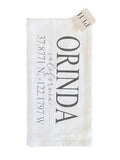 Porter Lane Home Orinda CA Tea Towel