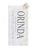 Porter Lane Home Orinda CA Tea Towel