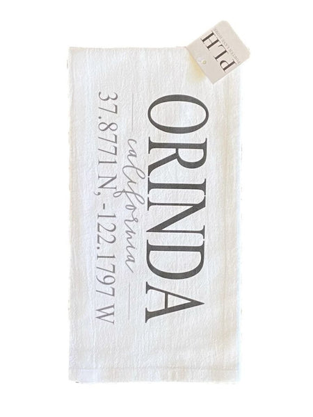 Porter Lane Home Orinda CA Tea Towel