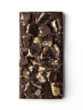 Wildwood Chocolate Salted Brown Butter Texas Pecan Brittle Dark Chocolate Bar