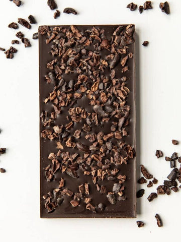 Wildwood Chocolate Cocoa Nib Dark Chocolate Bar