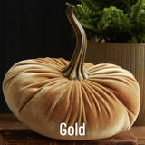 Your Heart's Content Handmade Large Velvet Pumpkin