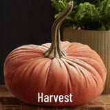 Your Heart's Content Handmade Large Velvet Pumpkin
