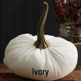 Your Heart's Content Handmade Large Velvet Pumpkin