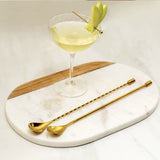 A Bar Above Gold Cocktail Bar Spoons, Set of 2