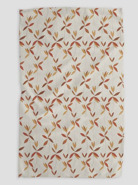 Geometry Fall Changing Colors Tea Towel