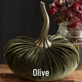 Your Heart's Content Handmade Large Velvet Pumpkin