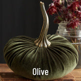 Your Heart's Content Handmade Large Velvet Pumpkin