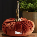 Your Heart's Content Handmade Small Velvet Pumpkin