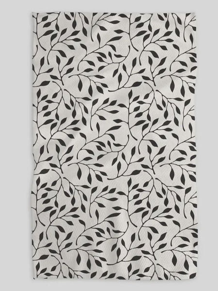 Geometry Lay It Down Branches Tea Towel