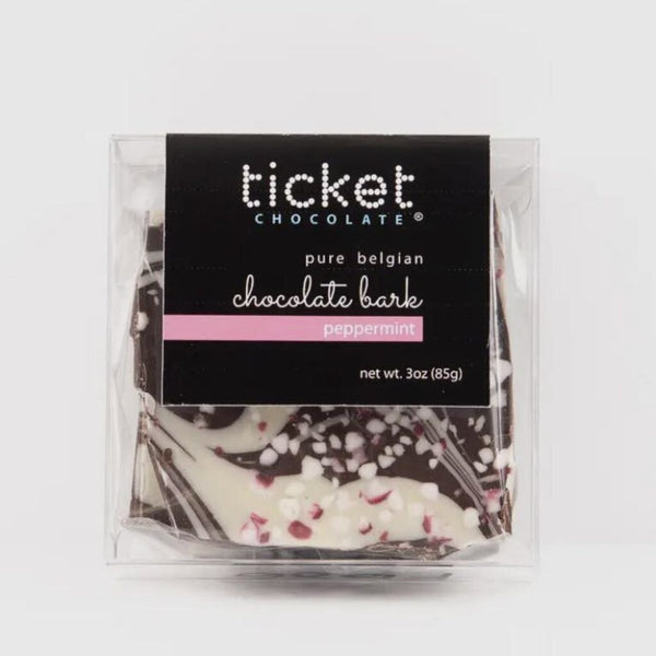 Ticket Chocolate Dark & White Chocolate Peppermint Bark