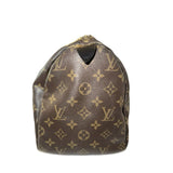*Louis Vuitton VINTAGE Gold Embellished Speedy 30 Monogram Coated Canvas Leather Trim Bag