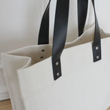 Porter Lane Home Orinda CA Market Tote w/Black Handles