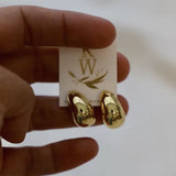 Katie Waltman Bonnie 14K Gold Plate Chunky Teardrop Stud Earrings