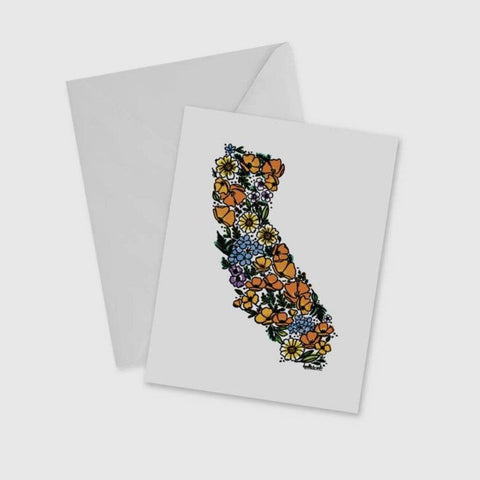 doodles.ink California Wildflowers Notecard