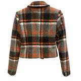 *Favorite Daughter Plaid Double Breasted Cropped Jacket NWT, Size S