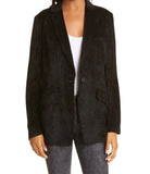 *Rag & Bone Margot Plush Corduroy Single Button Notch Collar Flap Pockets Blazer, Size 4