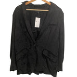 *Rag & Bone Margot Plush Corduroy Single Button Notch Collar Flap Pockets Blazer, Size 4