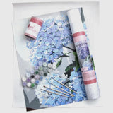 Pink Picasso Happily Hydrangea Floral Paint by Numbers Kit