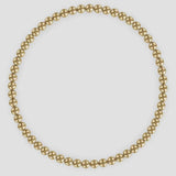 Kylar Mack 3mm 14K Gold-Filled Ball Bead Stretchy 6.5" Bracelet