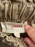 Xirena Rex Cotton Twill Tonal Side Stripe Pull-On Drawstring Waist Tapered Leg Pants, Size S